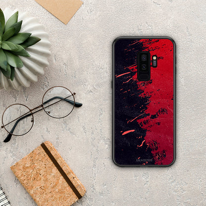 Red Paint - Samsung Galaxy S9+ θήκη
