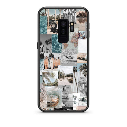 samsung s9 plus Retro Beach Life Θήκη από τη Smartfits με σχέδιο στο πίσω μέρος και μαύρο περίβλημα | Smartphone case with colorful back and black bezels by Smartfits