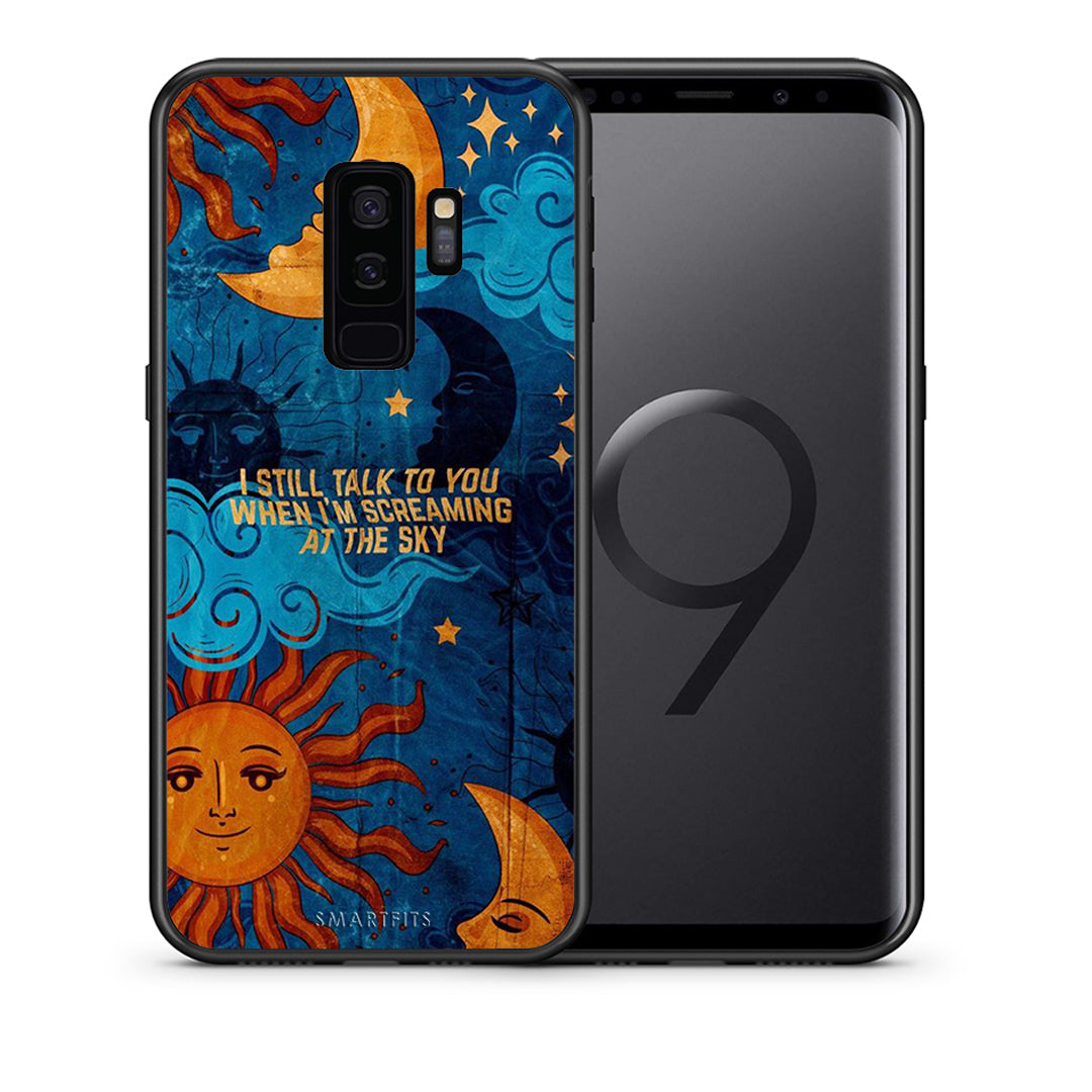 Θήκη Samsung S9 Plus Screaming Sky από τη Smartfits με σχέδιο στο πίσω μέρος και μαύρο περίβλημα | Samsung S9 Plus Screaming Sky case with colorful back and black bezels