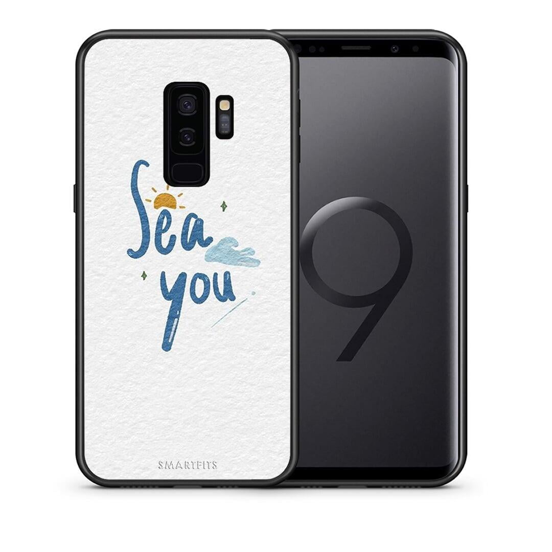 Θήκη Samsung S9 Plus Sea You από τη Smartfits με σχέδιο στο πίσω μέρος και μαύρο περίβλημα | Samsung S9 Plus Sea You case with colorful back and black bezels