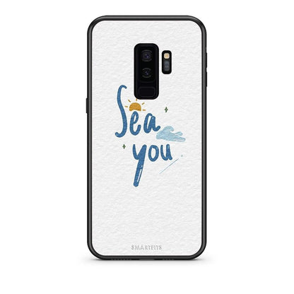 samsung s9 plus Sea You Θήκη από τη Smartfits με σχέδιο στο πίσω μέρος και μαύρο περίβλημα | Smartphone case with colorful back and black bezels by Smartfits