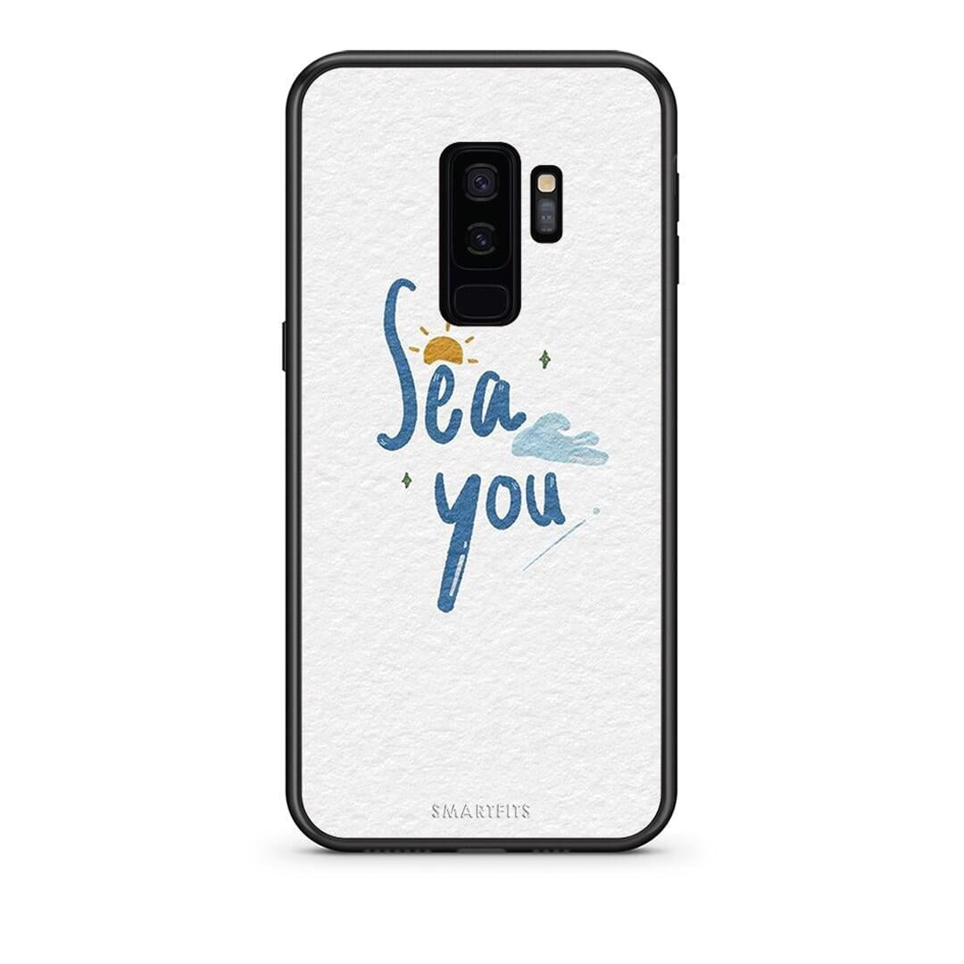 samsung s9 plus Sea You Θήκη από τη Smartfits με σχέδιο στο πίσω μέρος και μαύρο περίβλημα | Smartphone case with colorful back and black bezels by Smartfits