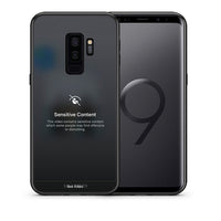 Thumbnail for Θήκη Samsung S9 Plus Sensitive Content από τη Smartfits με σχέδιο στο πίσω μέρος και μαύρο περίβλημα | Samsung S9 Plus Sensitive Content case with colorful back and black bezels