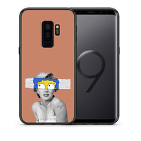 Thumbnail for Θήκη Samsung S9 Plus Sim Merilyn από τη Smartfits με σχέδιο στο πίσω μέρος και μαύρο περίβλημα | Samsung S9 Plus Sim Merilyn case with colorful back and black bezels