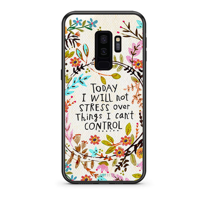 samsung s9 plus Stress Over θήκη από τη Smartfits με σχέδιο στο πίσω μέρος και μαύρο περίβλημα | Smartphone case with colorful back and black bezels by Smartfits