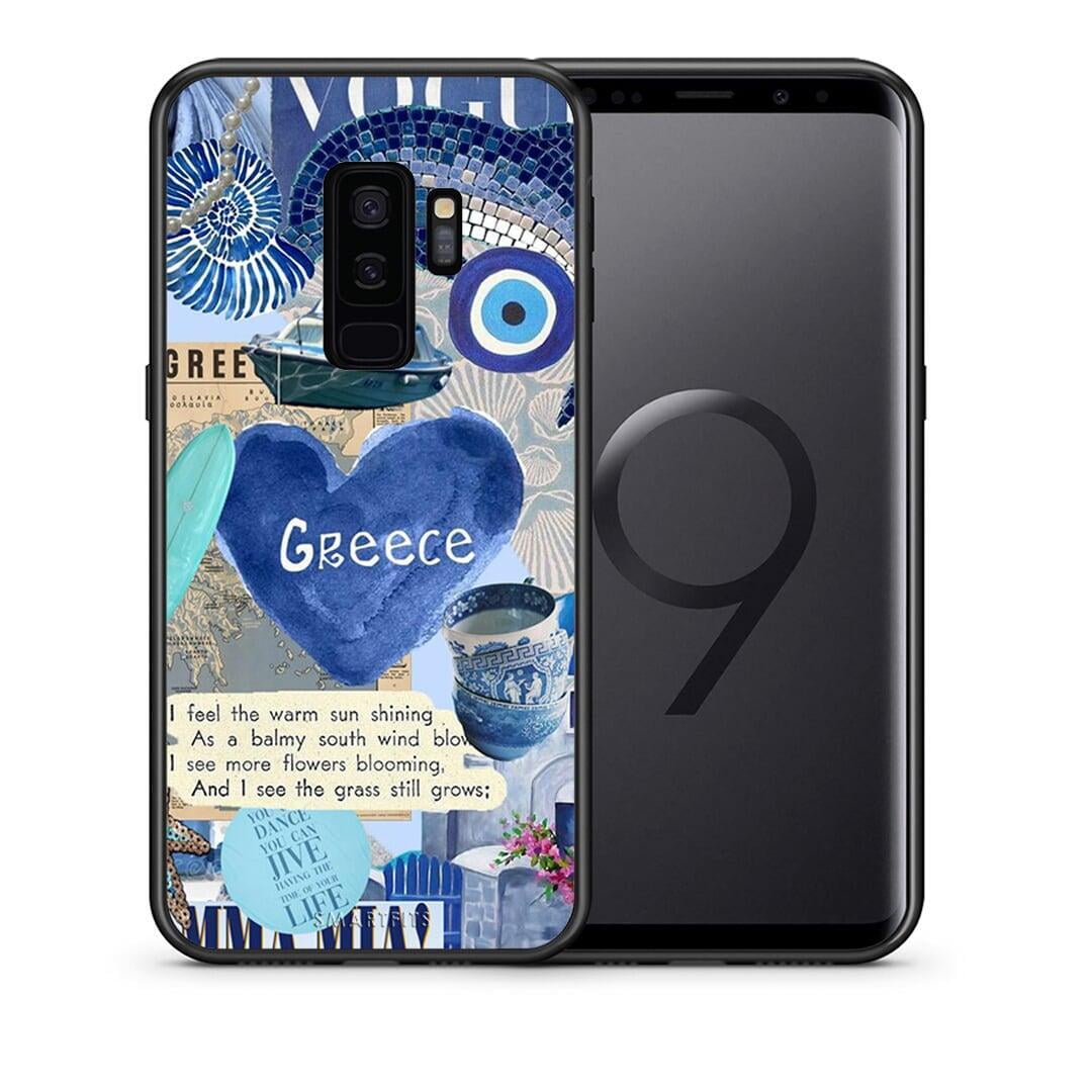Θήκη Samsung S9 Plus Summer In Greece από τη Smartfits με σχέδιο στο πίσω μέρος και μαύρο περίβλημα | Samsung S9 Plus Summer In Greece case with colorful back and black bezels
