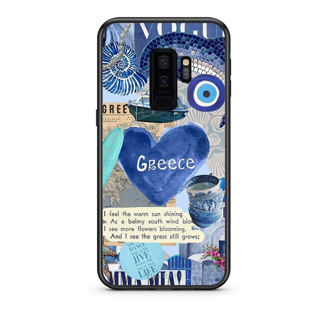 samsung s9 plus Summer In Greece Θήκη από τη Smartfits με σχέδιο στο πίσω μέρος και μαύρο περίβλημα | Smartphone case with colorful back and black bezels by Smartfits