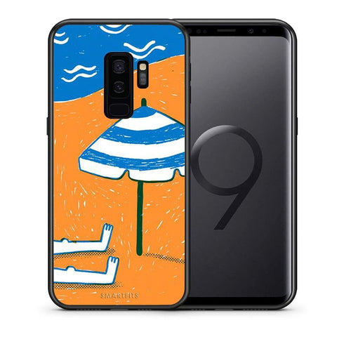 Θήκη Samsung S9 Plus Summering από τη Smartfits με σχέδιο στο πίσω μέρος και μαύρο περίβλημα | Samsung S9 Plus Summering case with colorful back and black bezels