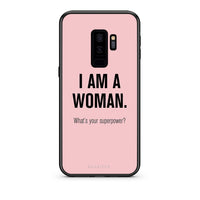 Thumbnail for samsung s9 plus Superpower Woman θήκη από τη Smartfits με σχέδιο στο πίσω μέρος και μαύρο περίβλημα | Smartphone case with colorful back and black bezels by Smartfits