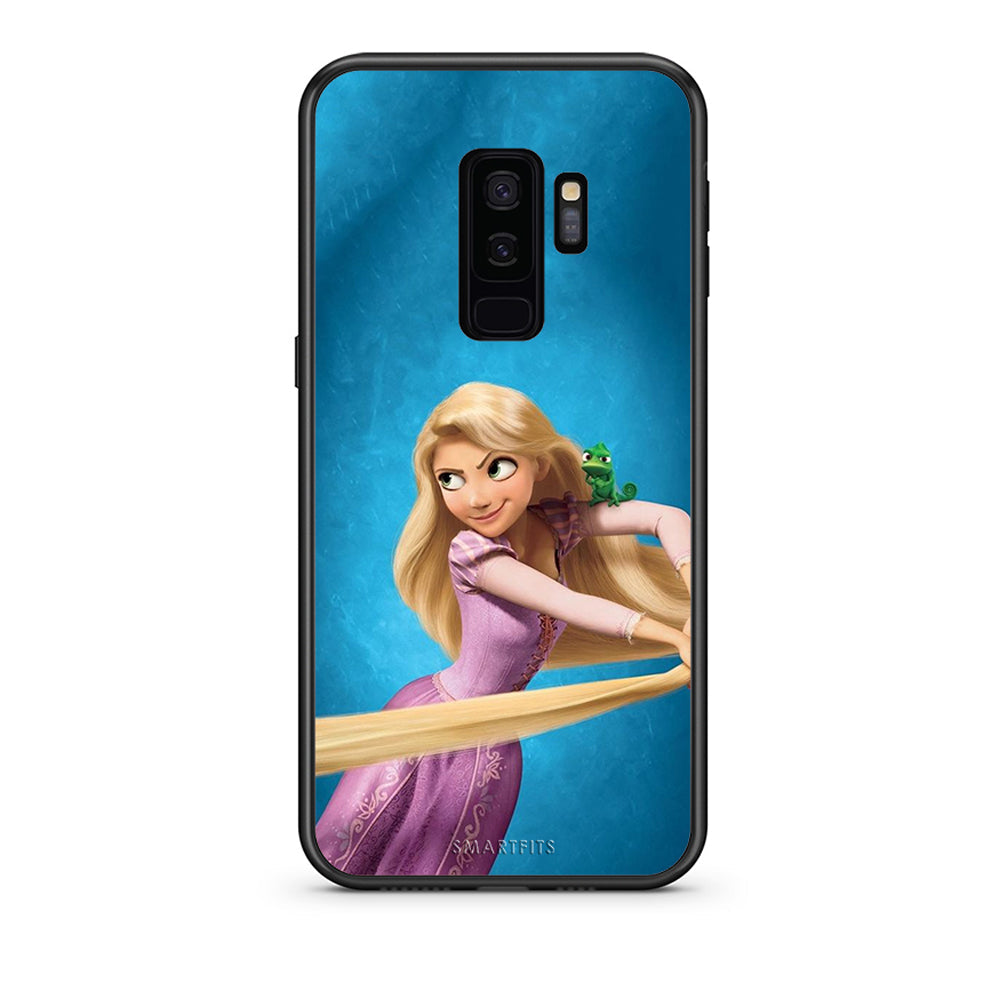 samsung s9 plus Tangled 2 Θήκη Αγίου Βαλεντίνου από τη Smartfits με σχέδιο στο πίσω μέρος και μαύρο περίβλημα | Smartphone case with colorful back and black bezels by Smartfits