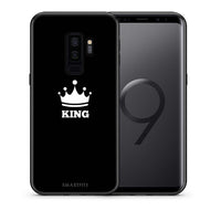Thumbnail for Θήκη Samsung S9 Plus King Valentine από τη Smartfits με σχέδιο στο πίσω μέρος και μαύρο περίβλημα | Samsung S9 Plus King Valentine case with colorful back and black bezels