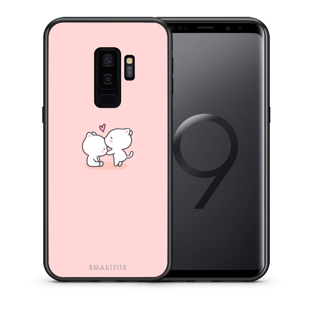 Θήκη Samsung S9 Plus Love Valentine από τη Smartfits με σχέδιο στο πίσω μέρος και μαύρο περίβλημα | Samsung S9 Plus Love Valentine case with colorful back and black bezels