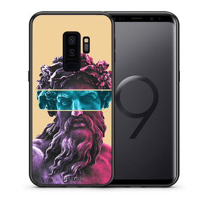 Θήκη Αγίου Βαλεντίνου Samsung S9 Plus Zeus Art από τη Smartfits με σχέδιο στο πίσω μέρος και μαύρο περίβλημα | Samsung S9 Plus Zeus Art case with colorful back and black bezels