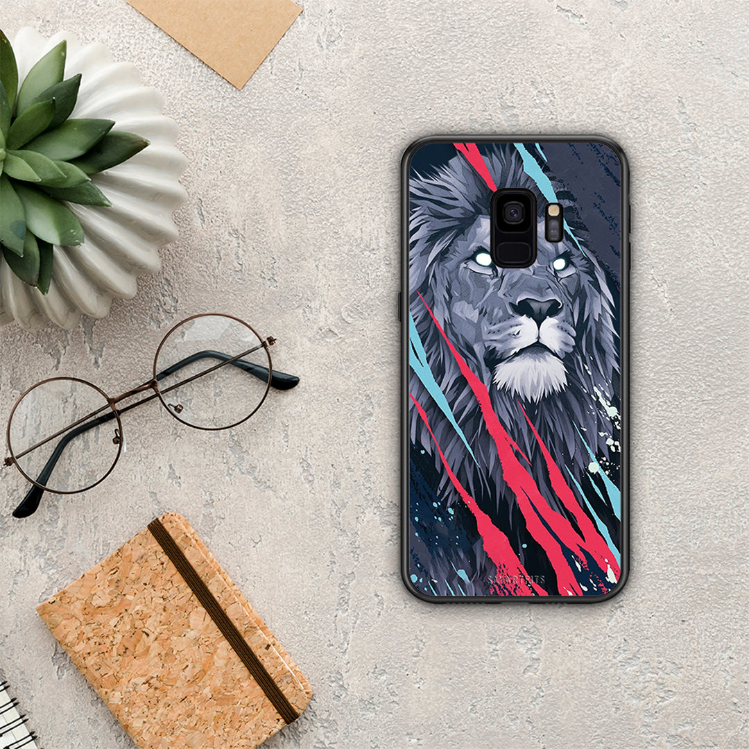 PopArt Lion Designer - Samsung Galaxy S9 θήκη