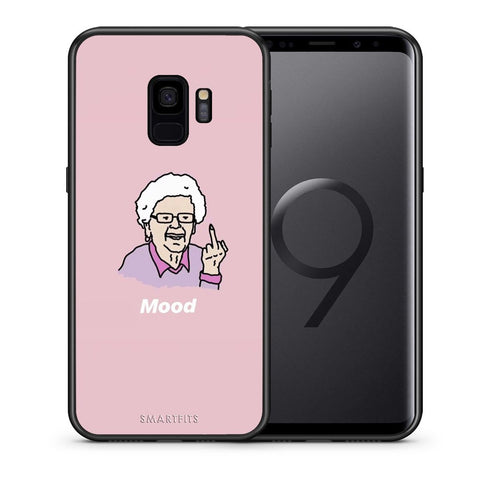 Θήκη Samsung S9 Mood PopArt από τη Smartfits με σχέδιο στο πίσω μέρος και μαύρο περίβλημα | Samsung S9 Mood PopArt case with colorful back and black bezels