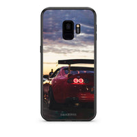 Thumbnail for samsung s9 Racing Supra θήκη από τη Smartfits με σχέδιο στο πίσω μέρος και μαύρο περίβλημα | Smartphone case with colorful back and black bezels by Smartfits