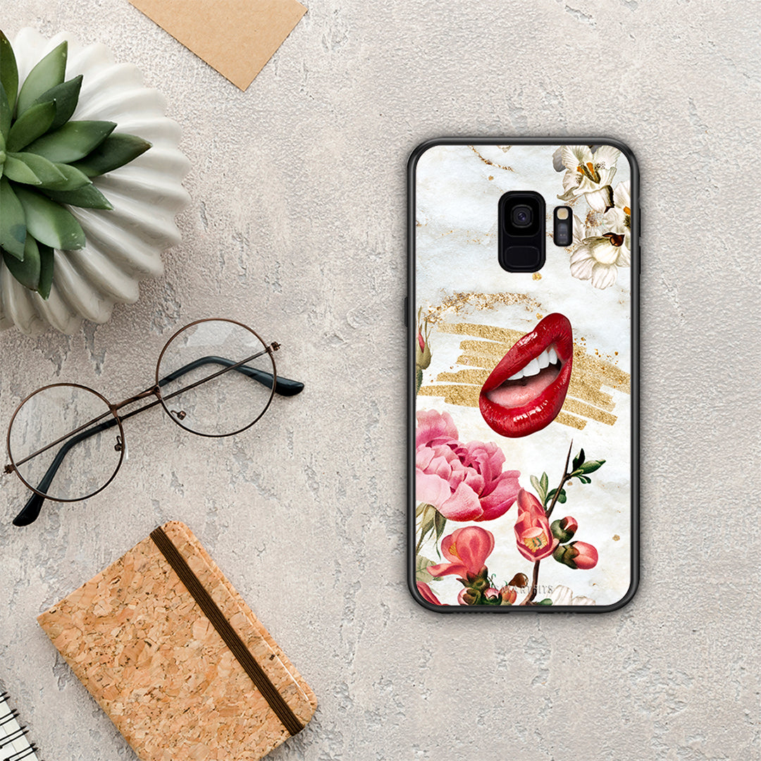 Red Lips - Samsung Galaxy S9 θήκη