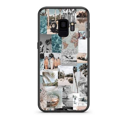 samsung s9 Retro Beach Life Θήκη από τη Smartfits με σχέδιο στο πίσω μέρος και μαύρο περίβλημα | Smartphone case with colorful back and black bezels by Smartfits