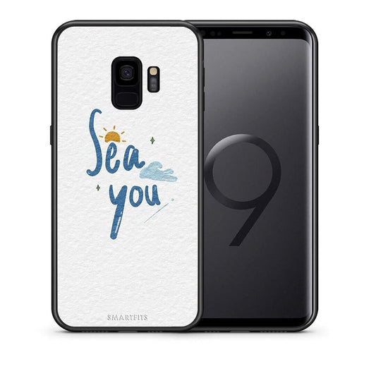 Θήκη Samsung S9 Sea You από τη Smartfits με σχέδιο στο πίσω μέρος και μαύρο περίβλημα | Samsung S9 Sea You case with colorful back and black bezels