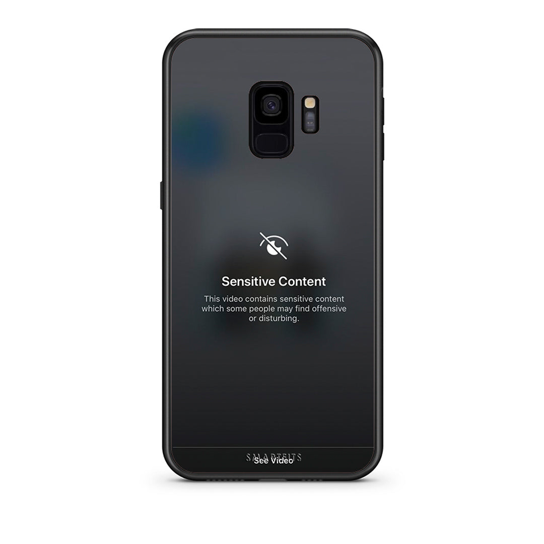 samsung s9 Sensitive Content θήκη από τη Smartfits με σχέδιο στο πίσω μέρος και μαύρο περίβλημα | Smartphone case with colorful back and black bezels by Smartfits