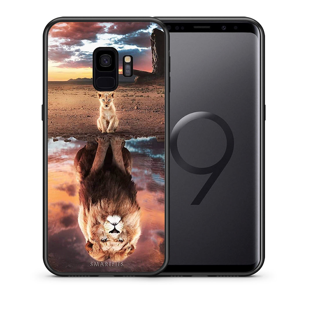 Θήκη Αγίου Βαλεντίνου Samsung S9 Sunset Dreams από τη Smartfits με σχέδιο στο πίσω μέρος και μαύρο περίβλημα | Samsung S9 Sunset Dreams case with colorful back and black bezels