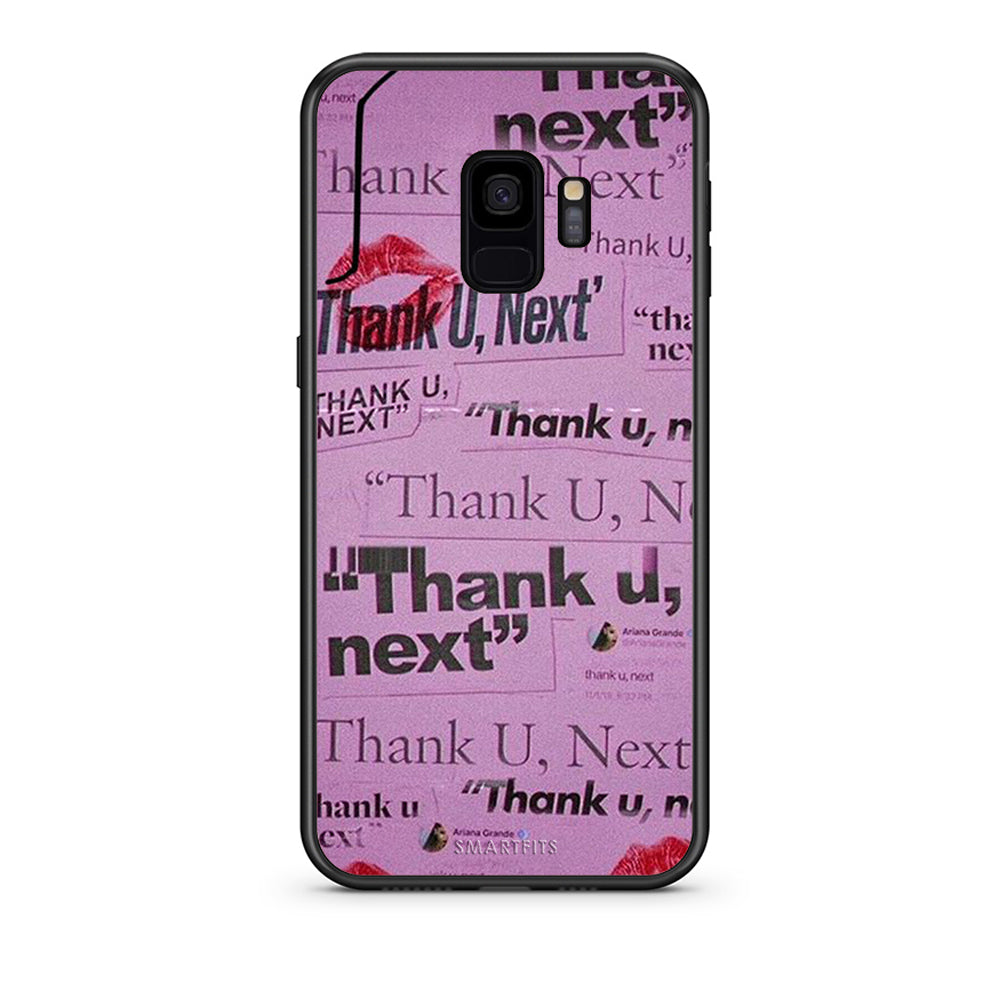 samsung s9 Thank You Next Θήκη Αγίου Βαλεντίνου από τη Smartfits με σχέδιο στο πίσω μέρος και μαύρο περίβλημα | Smartphone case with colorful back and black bezels by Smartfits