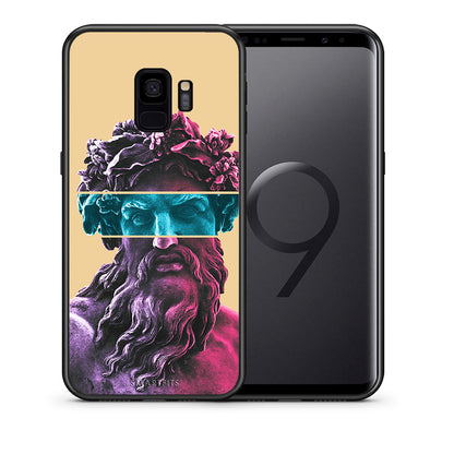 Θήκη Αγίου Βαλεντίνου Samsung S9 Zeus Art από τη Smartfits με σχέδιο στο πίσω μέρος και μαύρο περίβλημα | Samsung S9 Zeus Art case with colorful back and black bezels