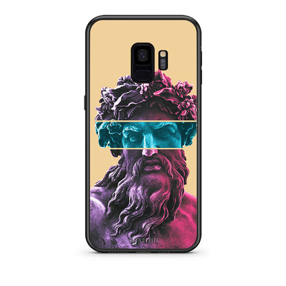 samsung s9 Zeus Art Θήκη Αγίου Βαλεντίνου από τη Smartfits με σχέδιο στο πίσω μέρος και μαύρο περίβλημα | Smartphone case with colorful back and black bezels by Smartfits
