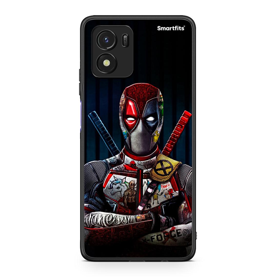 Vivo Y01 / Y15s Funny Guy θήκη από τη Smartfits με σχέδιο στο πίσω μέρος και μαύρο περίβλημα | Smartphone case with colorful back and black bezels by Smartfits