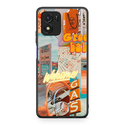 Vivo Y01 / Y15s Groovy Babe Θήκη Αγίου Βαλεντίνου από τη Smartfits με σχέδιο στο πίσω μέρος και μαύρο περίβλημα | Smartphone case with colorful back and black bezels by Smartfits