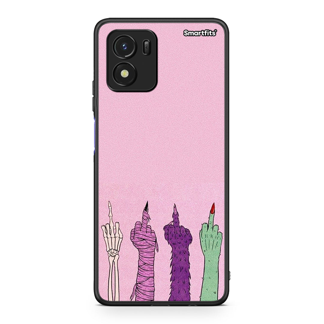 Vivo Y01 / Y15s Halloween Be A Lady θήκη από τη Smartfits με σχέδιο στο πίσω μέρος και μαύρο περίβλημα | Smartphone case with colorful back and black bezels by Smartfits