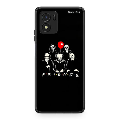 Vivo Y01 / Y15s Halloween Friends θήκη από τη Smartfits με σχέδιο στο πίσω μέρος και μαύρο περίβλημα | Smartphone case with colorful back and black bezels by Smartfits