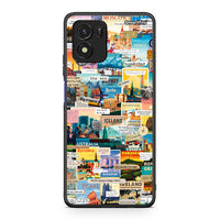 Thumbnail for Vivo Y01 / Y15s Live To Travel θήκη από τη Smartfits με σχέδιο στο πίσω μέρος και μαύρο περίβλημα | Smartphone case with colorful back and black bezels by Smartfits