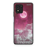 Thumbnail for Vivo Y01 / Y15s Pink Moon θήκη από τη Smartfits με σχέδιο στο πίσω μέρος και μαύρο περίβλημα | Smartphone case with colorful back and black bezels by Smartfits