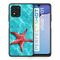 Thumbnail for Θήκη Vivo Y01 / Y15s Red Starfish από τη Smartfits με σχέδιο στο πίσω μέρος και μαύρο περίβλημα | Vivo Y01 / Y15s Red Starfish case with colorful back and black bezels