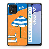 Thumbnail for Θήκη Vivo Y01 / Y15s Summering από τη Smartfits με σχέδιο στο πίσω μέρος και μαύρο περίβλημα | Vivo Y01 / Y15s Summering case with colorful back and black bezels