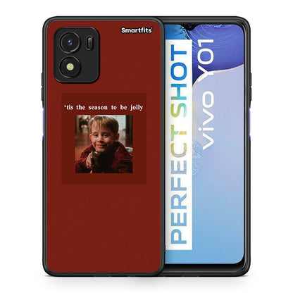 Θήκη Vivo Y01 / Y15s Xmas Ultimate Spirit από τη Smartfits με σχέδιο στο πίσω μέρος και μαύρο περίβλημα | Vivo Y01 / Y15s Xmas Ultimate Spirit case with colorful back and black bezels