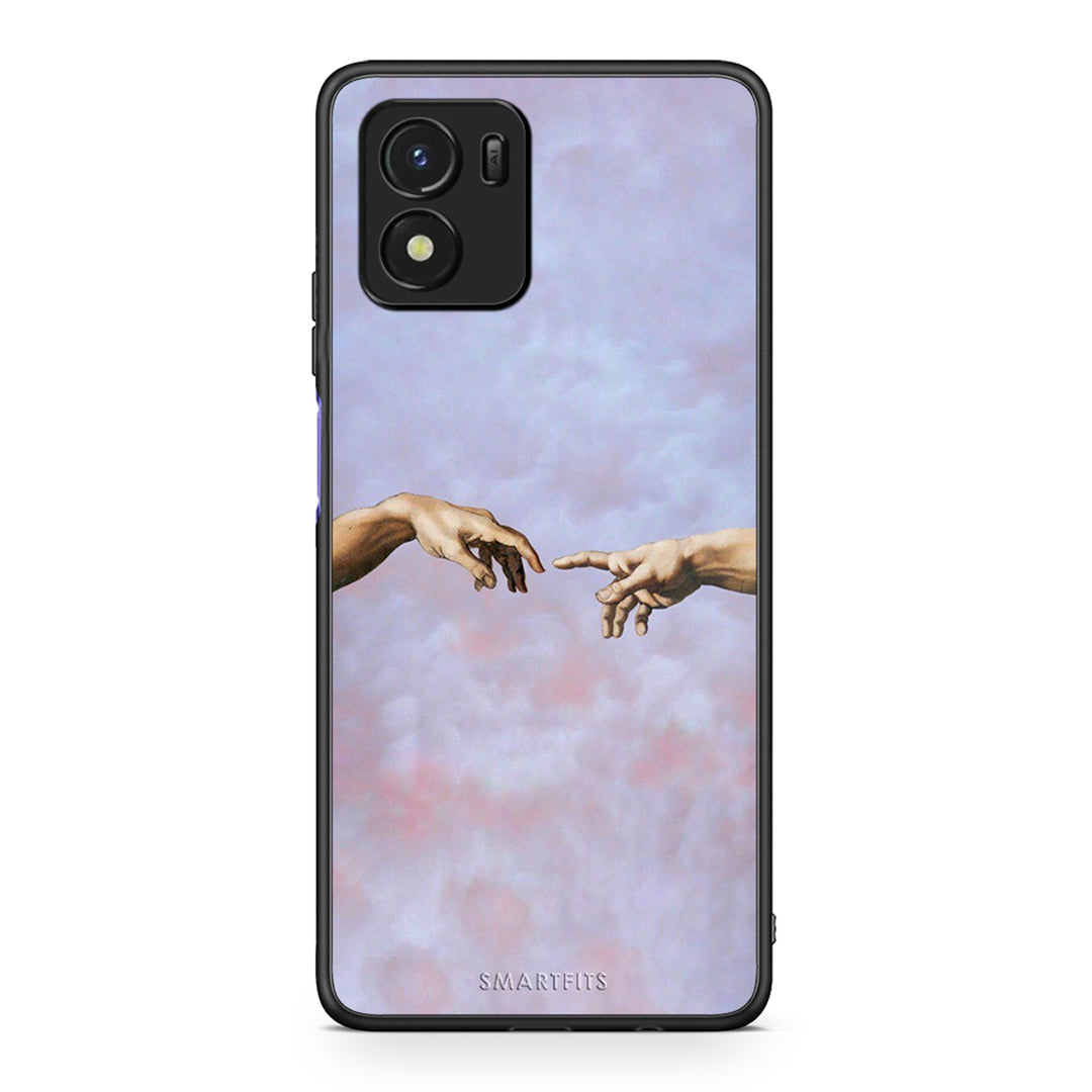 Vivo Y01 / Y15s Adam Hand θήκη από τη Smartfits με σχέδιο στο πίσω μέρος και μαύρο περίβλημα | Smartphone case with colorful back and black bezels by Smartfits