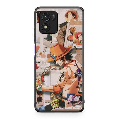 Vivo Y01 / Y15s Anime Collage θήκη από τη Smartfits με σχέδιο στο πίσω μέρος και μαύρο περίβλημα | Smartphone case with colorful back and black bezels by Smartfits