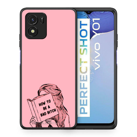 Θήκη Vivo Y01 / Y15s Bad Bitch από τη Smartfits με σχέδιο στο πίσω μέρος και μαύρο περίβλημα | Vivo Y01 / Y15s Bad Bitch case with colorful back and black bezels