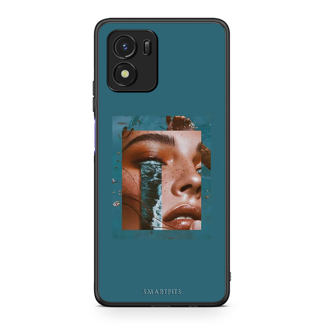 Vivo Y01 / Y15s Cry An Ocean θήκη από τη Smartfits με σχέδιο στο πίσω μέρος και μαύρο περίβλημα | Smartphone case with colorful back and black bezels by Smartfits