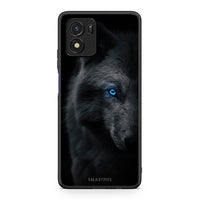 Thumbnail for Vivo Y01 / Y15s Dark Wolf θήκη από τη Smartfits με σχέδιο στο πίσω μέρος και μαύρο περίβλημα | Smartphone case with colorful back and black bezels by Smartfits