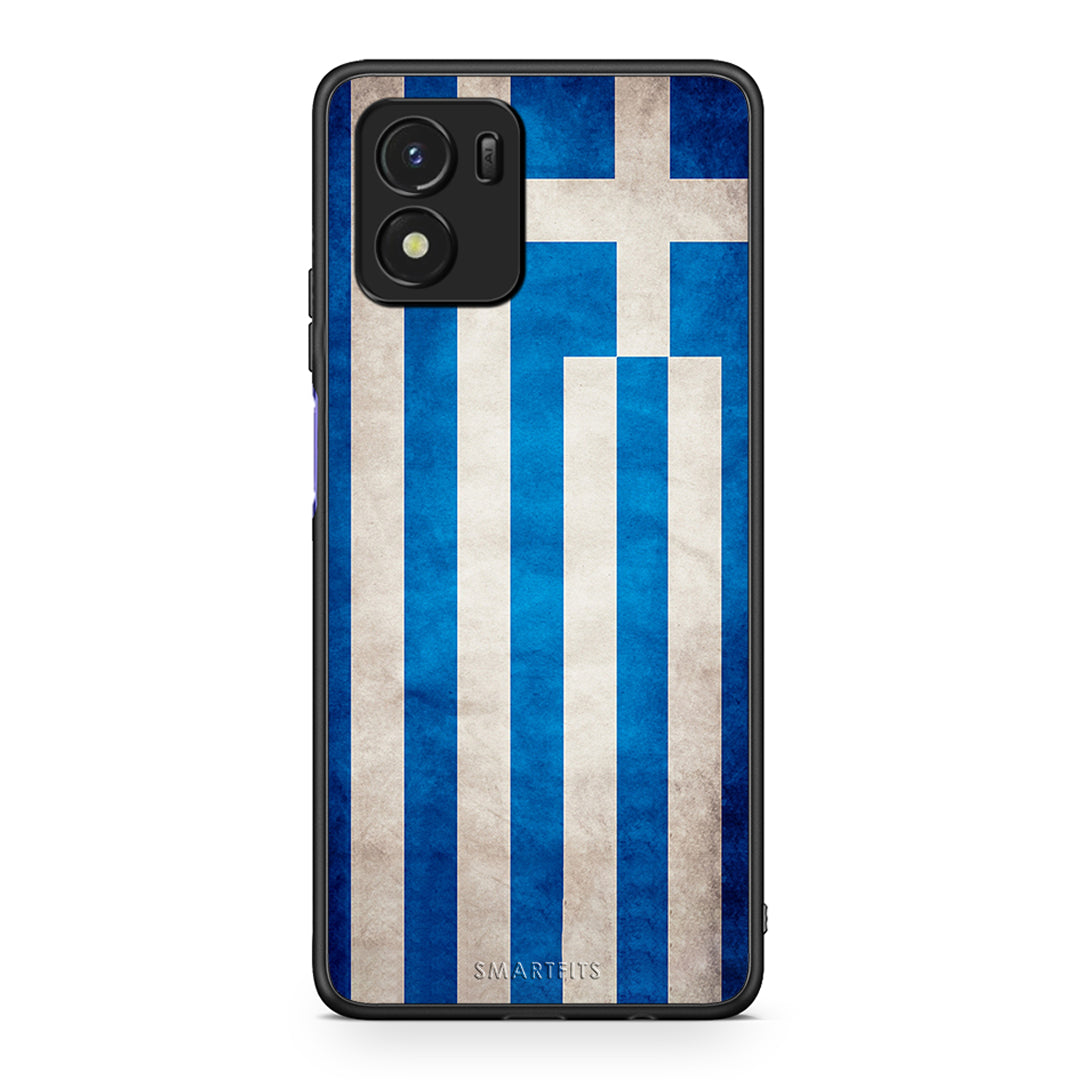 4 - Vivo Y01 / Y15s Greeek Flag case, cover, bumper
