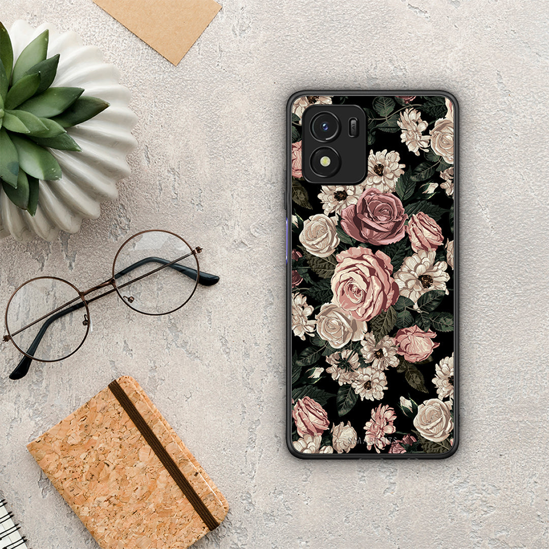 Flower Wild Roses - Vivo Y01 / Y15s θήκη