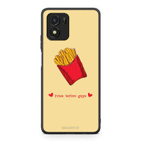 Thumbnail for Vivo Y01 / Y15s Fries Before Guys Θήκη Αγίου Βαλεντίνου από τη Smartfits με σχέδιο στο πίσω μέρος και μαύρο περίβλημα | Smartphone case with colorful back and black bezels by Smartfits