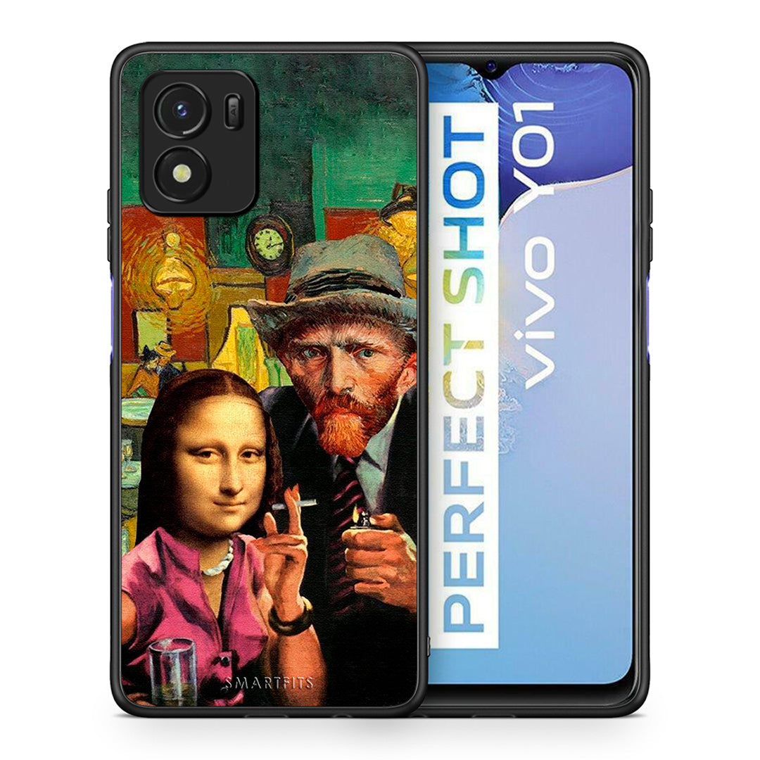 Θήκη Vivo Y01 / Y15s Funny Art από τη Smartfits με σχέδιο στο πίσω μέρος και μαύρο περίβλημα | Vivo Y01 / Y15s Funny Art case with colorful back and black bezels