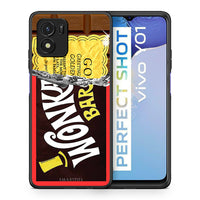 Thumbnail for Θήκη Vivo Y01 / Y15s Golden Ticket από τη Smartfits με σχέδιο στο πίσω μέρος και μαύρο περίβλημα | Vivo Y01 / Y15s Golden Ticket case with colorful back and black bezels