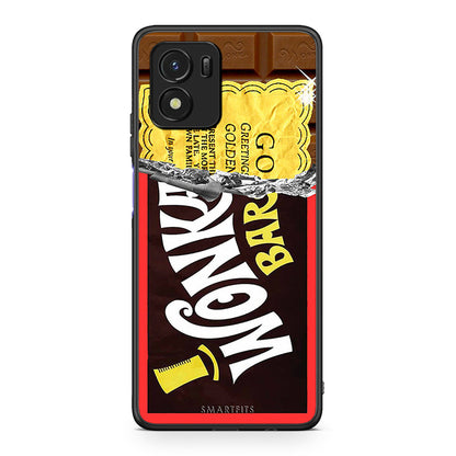 Vivo Y01 / Y15s Golden Ticket θήκη από τη Smartfits με σχέδιο στο πίσω μέρος και μαύρο περίβλημα | Smartphone case with colorful back and black bezels by Smartfits
