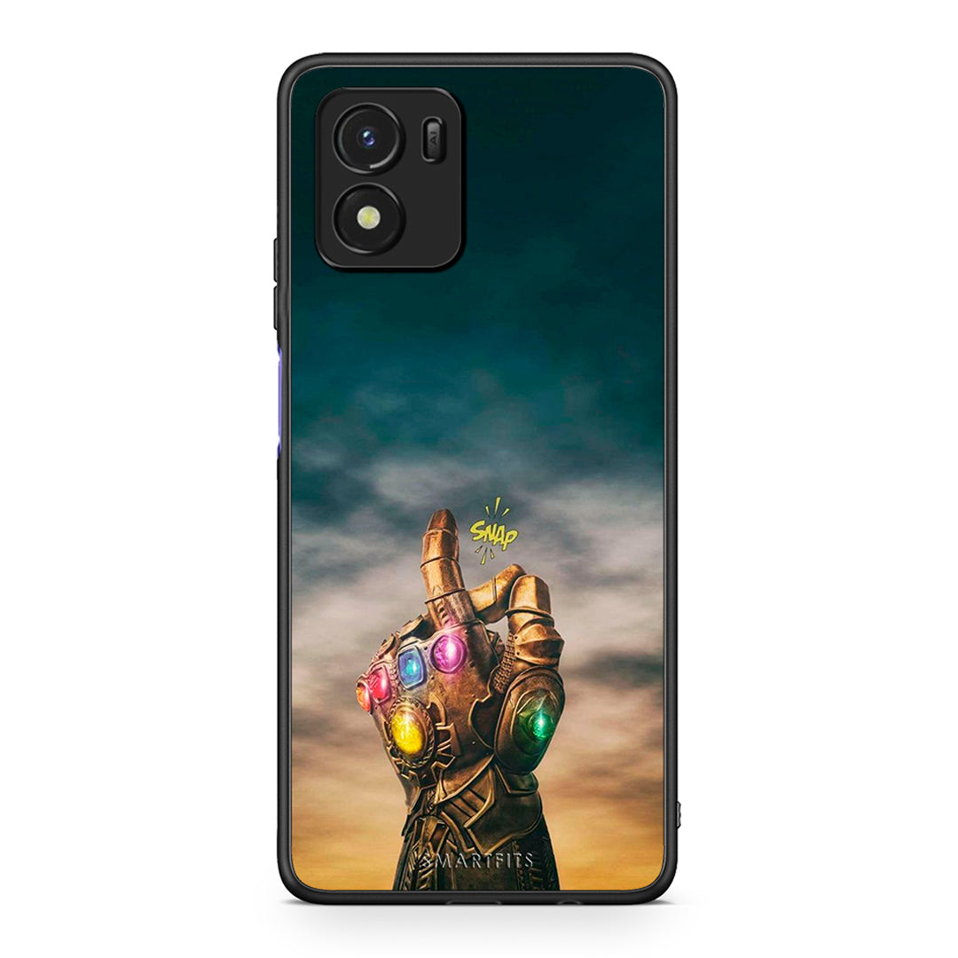 Vivo Y01 / Y15s Infinity Snap θήκη από τη Smartfits με σχέδιο στο πίσω μέρος και μαύρο περίβλημα | Smartphone case with colorful back and black bezels by Smartfits