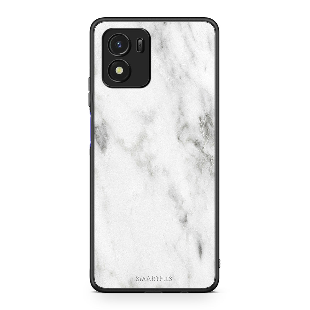 2 - Vivo Y01 / Y15s White marble case, cover, bumper